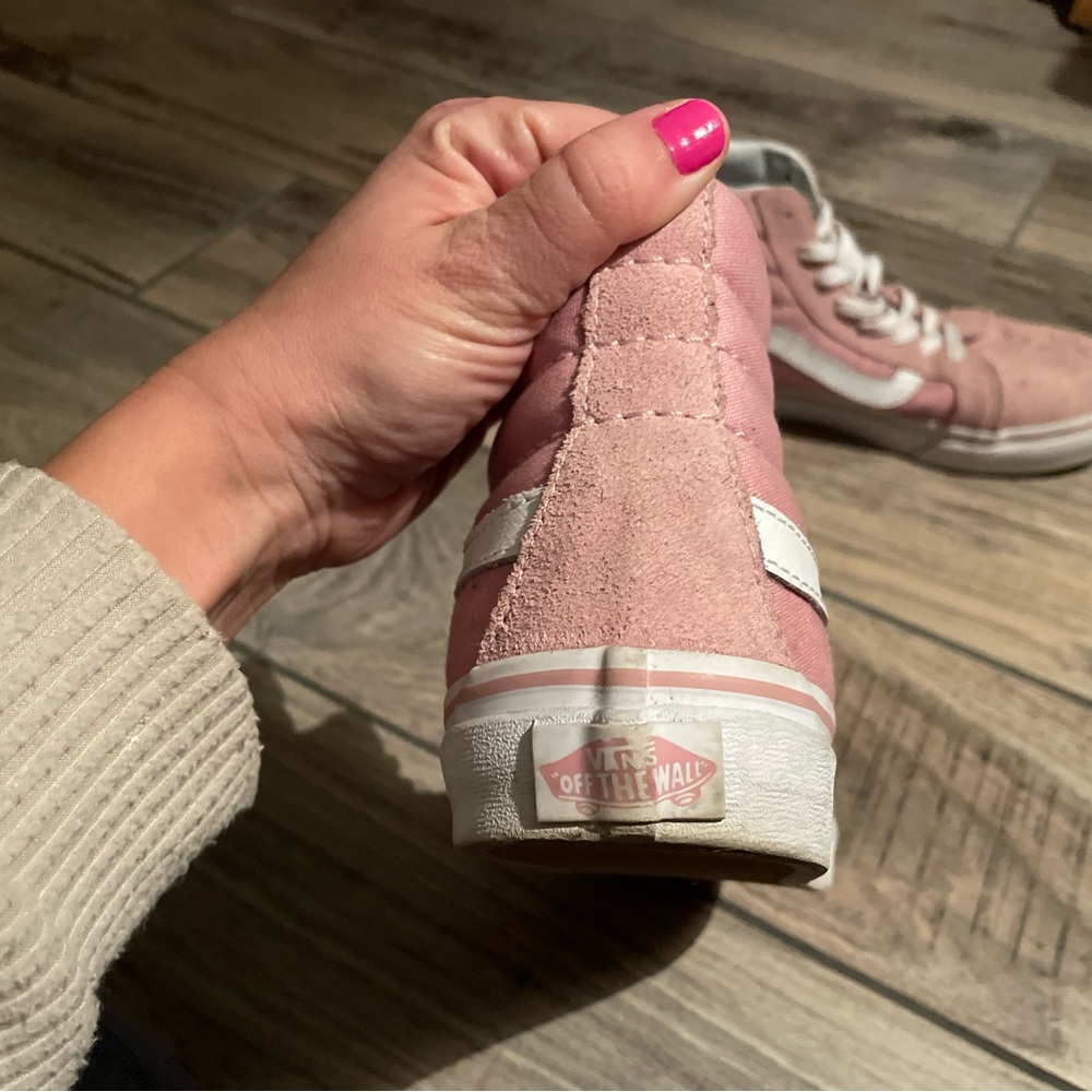 Vans pink hi top sneakers - Picture 3 of 3